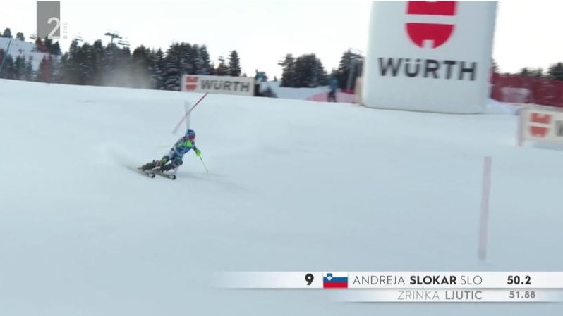 Slalom Courchevel, Andreja Slokar